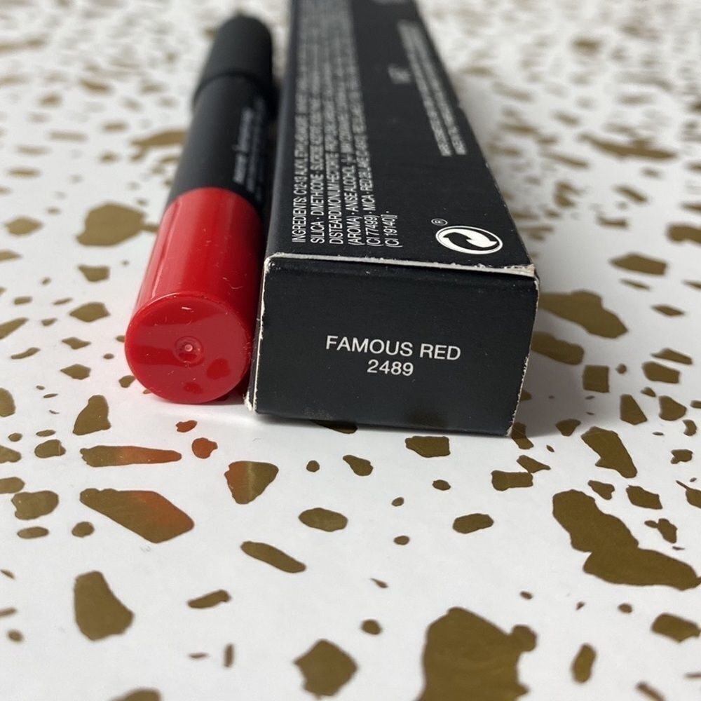 NARS Velvet Matte Lip Pencil in “Famous Red” #2489 Net wt. 0.08oz. NWT - Picture 7 of 7